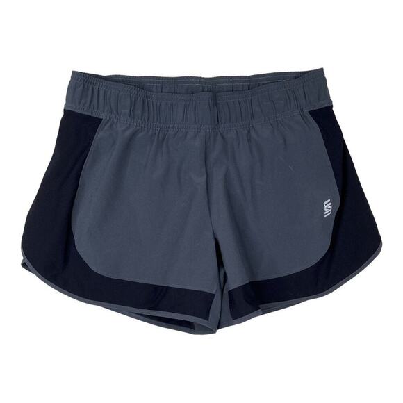 Second Skin Black Athletic Stretch Lined Performance Running Shorts Size Small - Picture 1 of 7